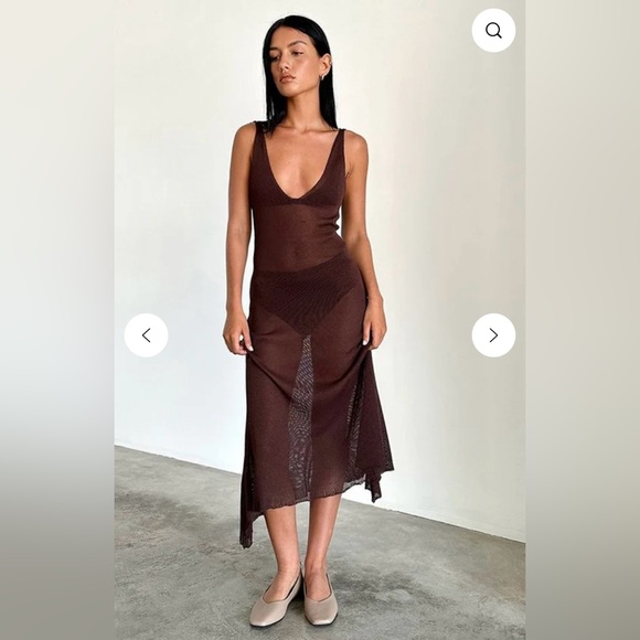 Knit Slip Dress - Picture 2 of 8